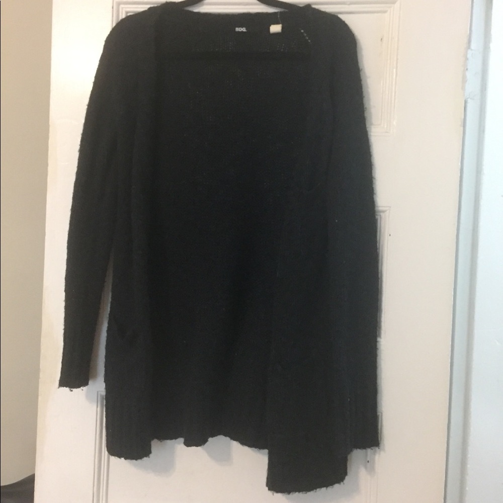 BDG BLACK KNIT CARDIGAN